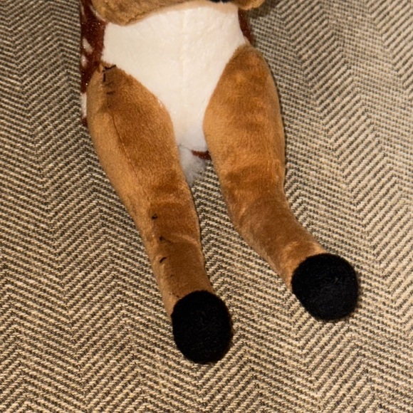 Wild Republic Plush Fawn Deer Stuffed Toy Animal Brown and White - Picture 8 of 15